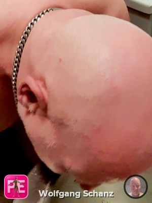 toilet licking skin